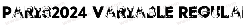 Paris2024 Variable Regular字体转换